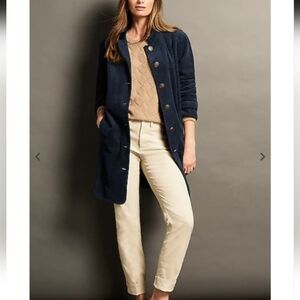 J. Jill Authentic Fit Slim-leg Corduroy Pants In Oatmeal Size 12P NWOT